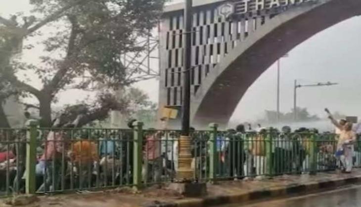 Haryana: Hundreds protest near CM Khattar's residence in Panchkula for restoration of OPS