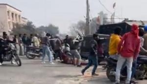 Punjab shocker: 4 men attack woman with swords, police on spot flees; incident caught on cam