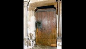 This 950 years old door survived centuries of wars, invasions, natural disasters