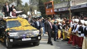 Meghalaya polls: PM Modi holds roadshow in Shillong