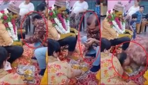 Viral Video: Hyderabad man dies of cardiac arrest during haldi ceremony [WATCH]