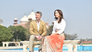 Denmark Crown Prince, Princes visit majestic Taj Mahal [WATCH PICS]