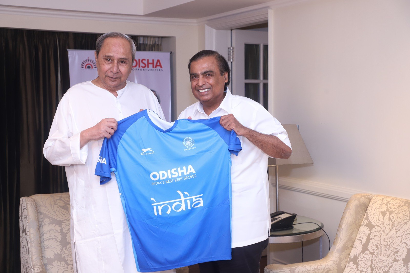 Watch: Odisha CM meets Mukesh Ambani in Mumbai 