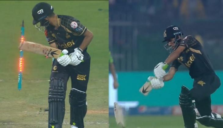 Shaheen Afridi breaks bat, sends stumps flying on next ball in incredible bowling display [WATCH]