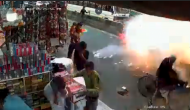Watch massive firecracker explosion during Jagannath Yatra in Noida, 1 dead