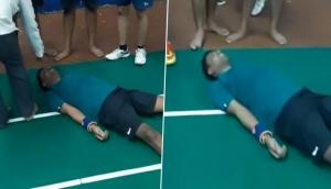 Telangana man dies of heart attack while playing badminton [WATCH]