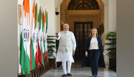 PM Modi meets Italian counterpart Giorgia Meloni at Delhi's Hyderabad House