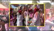 Watch: Foreigners, locals celebrate Holi in ‘The Pink City’