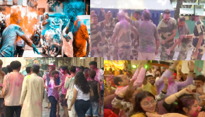 Pichkari, Gulal and Bollywood songs: Watch people celebrate Holi across India