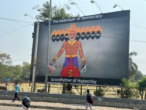 Posters come up in Hyderabad calling PM Modi a 'destroyer of democracy' as K Kavitha appears before ED