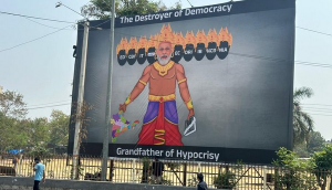 Posters come up in Hyderabad calling PM Modi a 'destroyer of democracy' as K Kavitha appears before ED