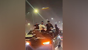 Delhi: One held after viral video shows persons standing on roof of moving car