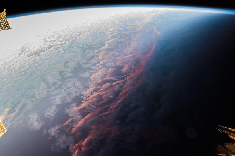 Marvelous! Here is how sunset looks from space [Watch]