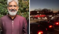 Watch: SS Rajamouli reacts to Tesla cars' ‘Naatu Naatu’ light show