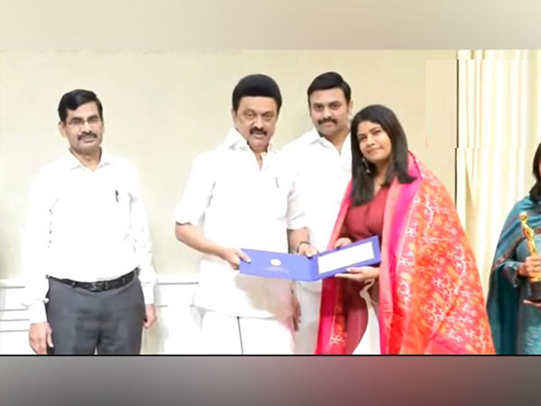 Tamil Nadu CM MK Stalin felicitates Oscar-winner The Elephant Whisperer's director Kartiki Gonsalves