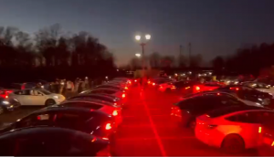 Wow: Tesla cars put up light show to RRR'S 'Naatu Naatu' [WATCH]