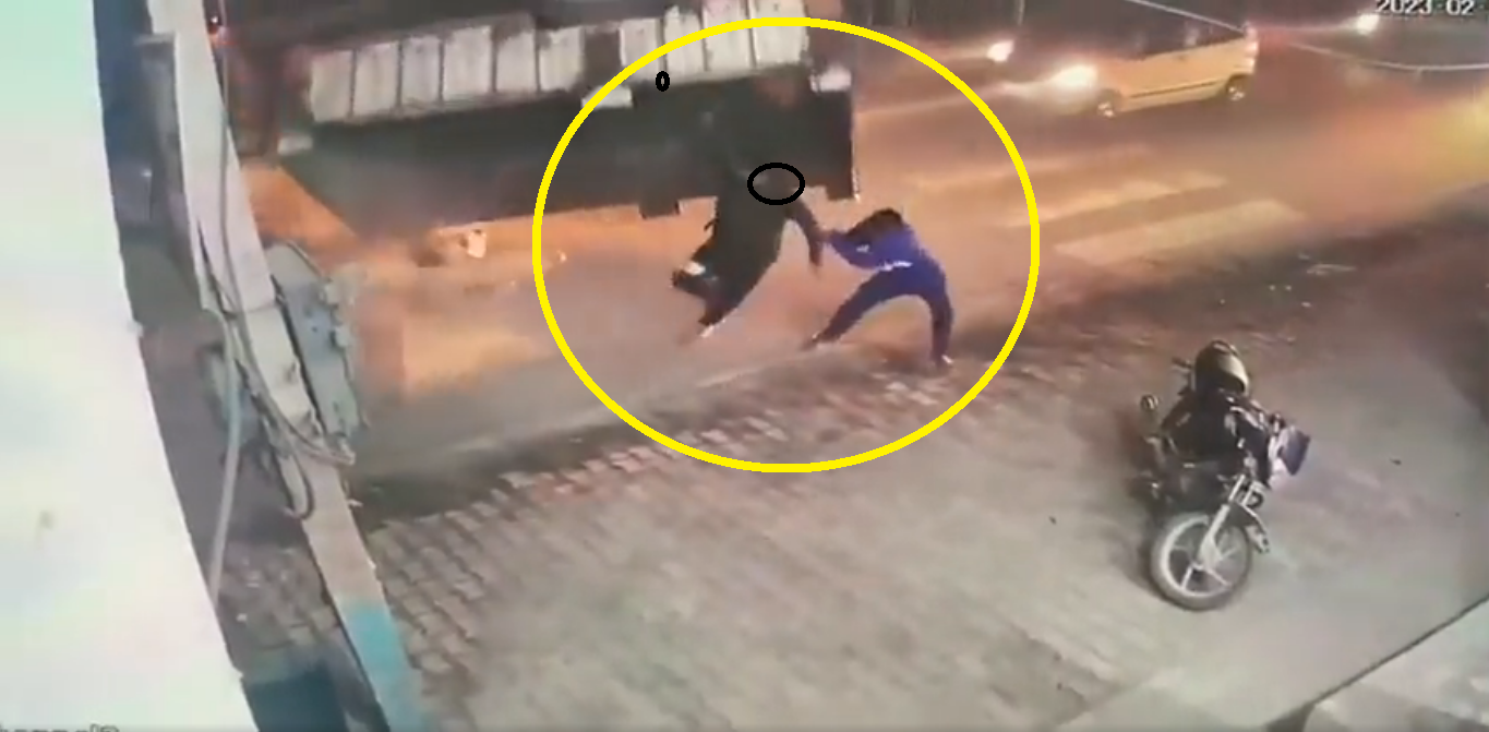 Watch: Man’s amazing reflexes save friend’s life