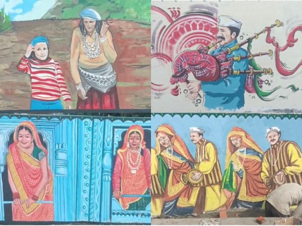 Murals in Uttarakhand's Ramnagar depict local culture as town gets ready to host G20 meetings