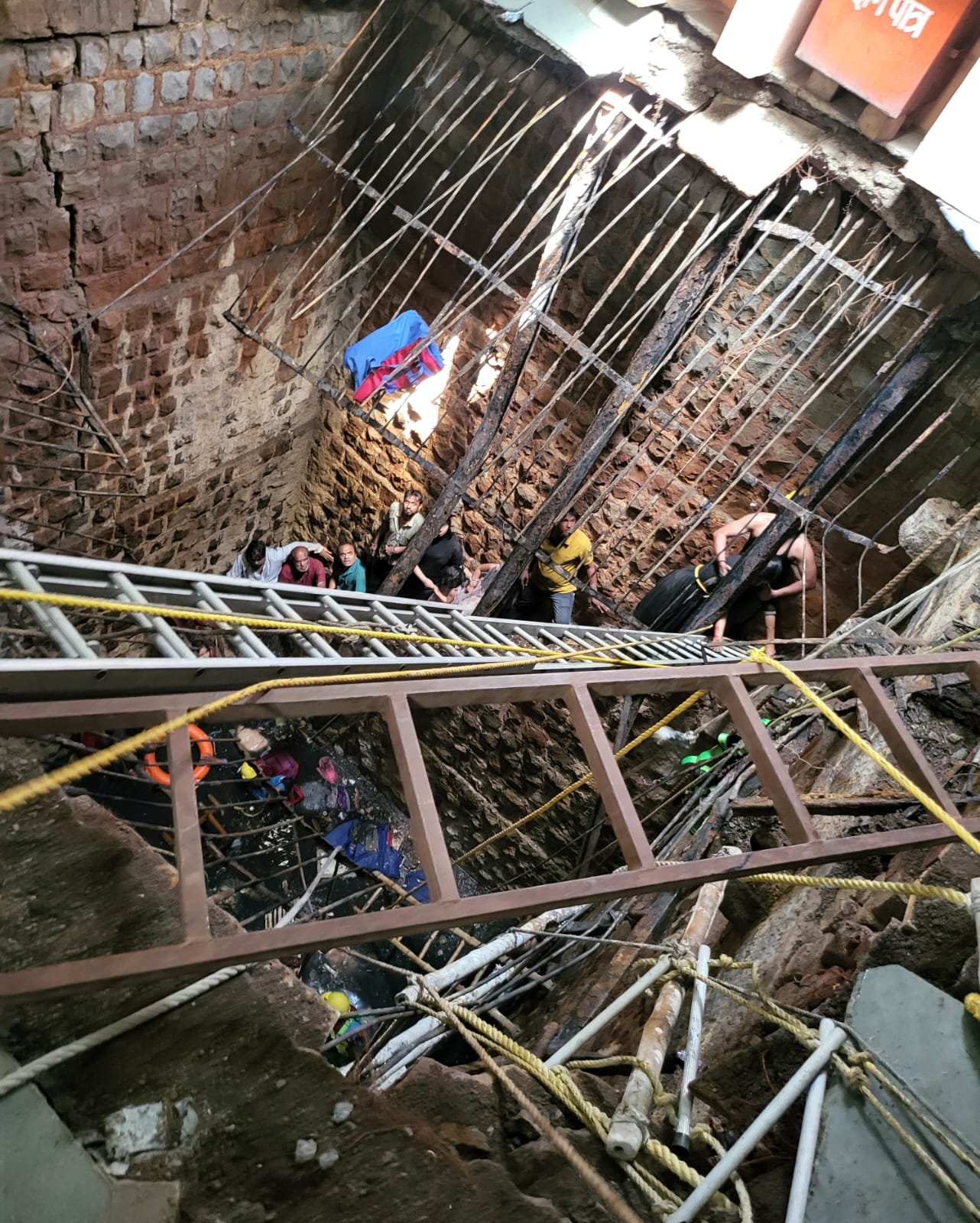 Over 20 people fall into stepwell at Indore temple, 10 rescued; Rescue, relief ops on
