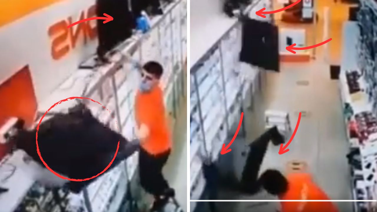 Domino Effect Video: Employee attempts to align TV sets, ends up causing disaster