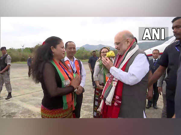 Amit Shah arrives in Mizoram's Aizawl, to lay foundation stone of various projects worth Rs 2,415 cr