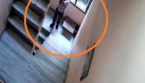 Watch: Masked men open fire at Delhi apartment