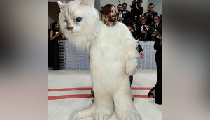Jared Leto transforms into Karl Lagerfeld's cat at Met Gala 2023 [PICS]