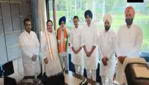 Former Punjab Assembly Speaker Charanjit Singh Atwal joins BJP