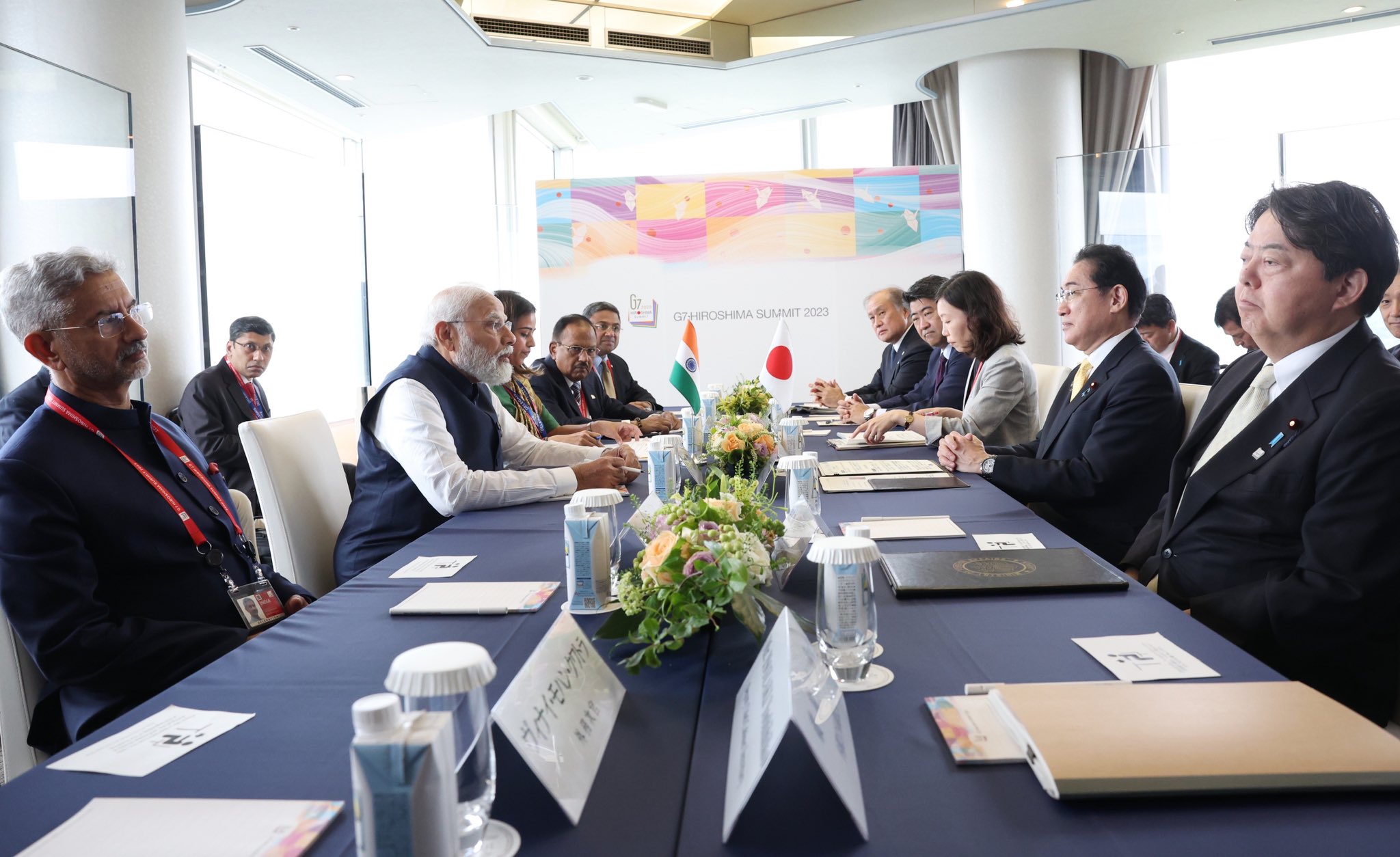 PM Modi meets Japanese counterpart Kishida in Hiroshima