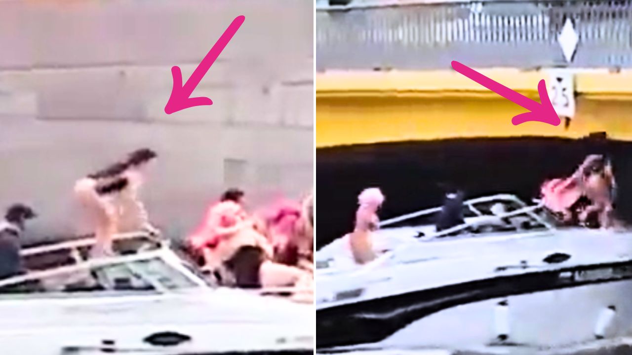 Scary Video: Enjoyment on a motorboat turns into a painful mishap