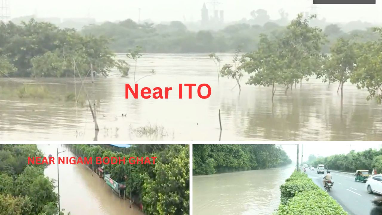 Delhi: Water level in Yamuna reaches 208.46 metres, low-lying nearby areas flooded