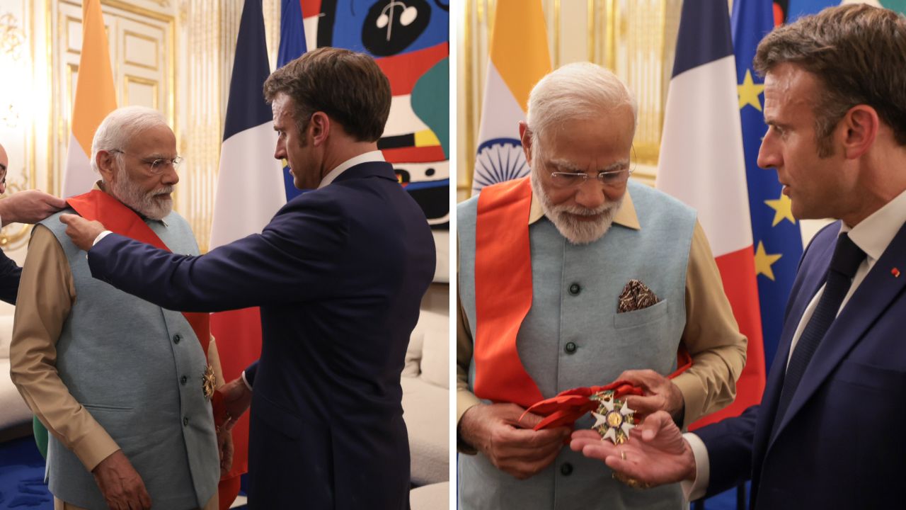 'Honour for India': PM Modi 'humbled' after receiving Grand Cross of the Legion of Honour