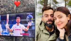 Anushka Sharma is all hearts as Kohli scores 29th Test century in 500th international match