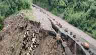 A portion of Gangotri Highway caves in