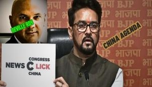 Chinese Funding Report: 'Congress, China... part of one umbilical cord,' says Anurag Thakur