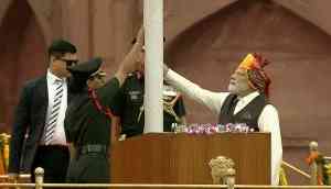 77th Independence Day: PM Modi hoists National Flag at Red Fort