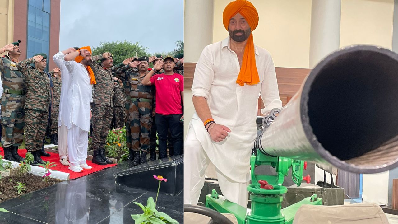 Sunny Deol hoists National Flag at Infantry Research Center in Madhya Pradesh