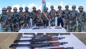 Security forces seize huge cache of arms near LoC in J&K's Kupwara