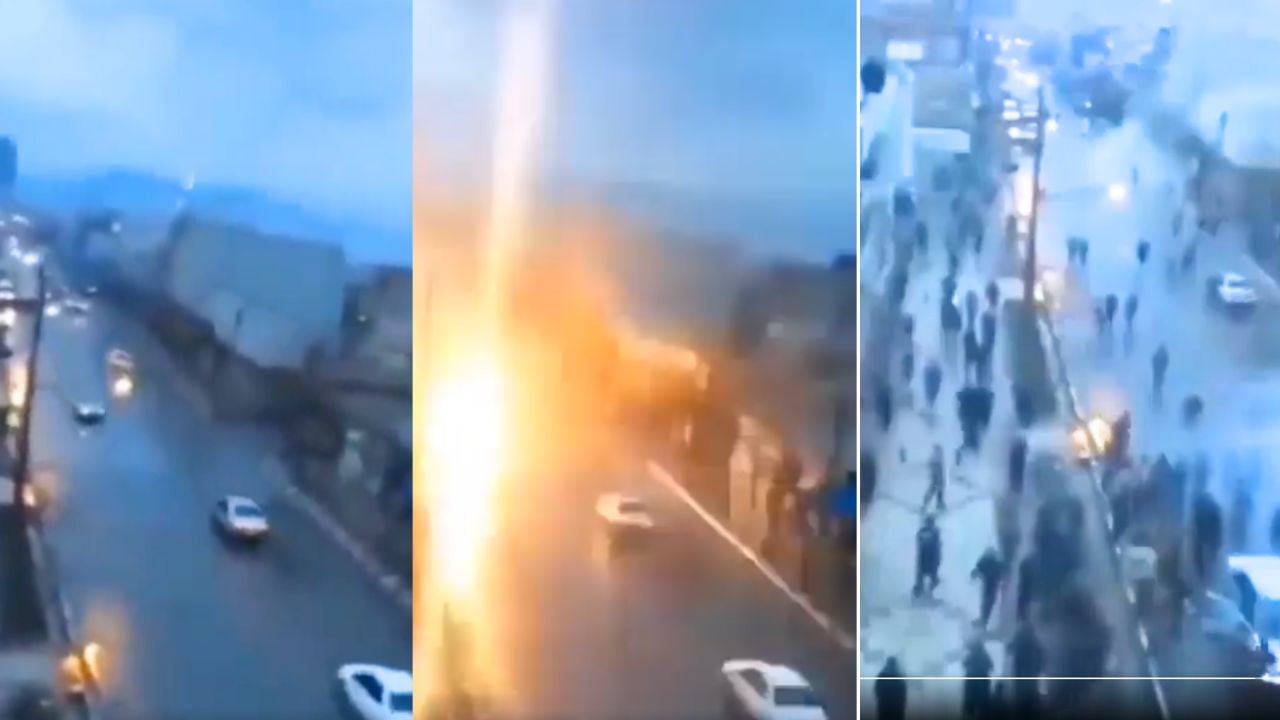 Community Unites in the Face of Adversity: Strangers Rush to Aid Car Struck by Lightning