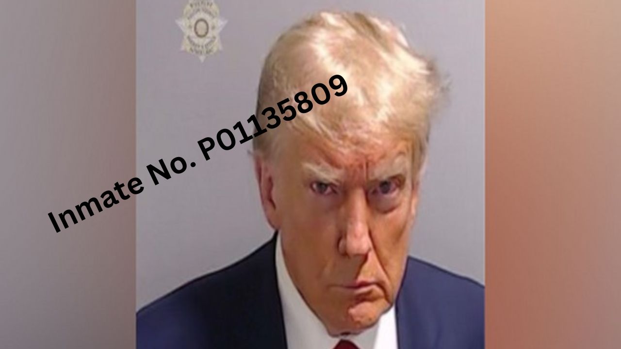Inmate Number P01135809: Donald Trump's mug shot released by Fulton County Sheriff’s Office