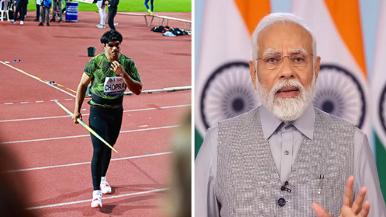 PM Modi congratulates Neeraj Chopra on winning gold in World Athletics Championships 2023