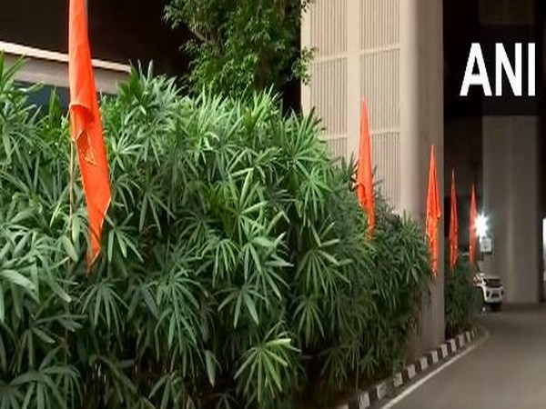 'Hindutva our identity,' says Uddhav faction, puts saffron flags outside Mumbai airport