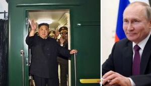 Kim Jong Un arrives in bulletproof train to meet Vladimir Putin in Russia
