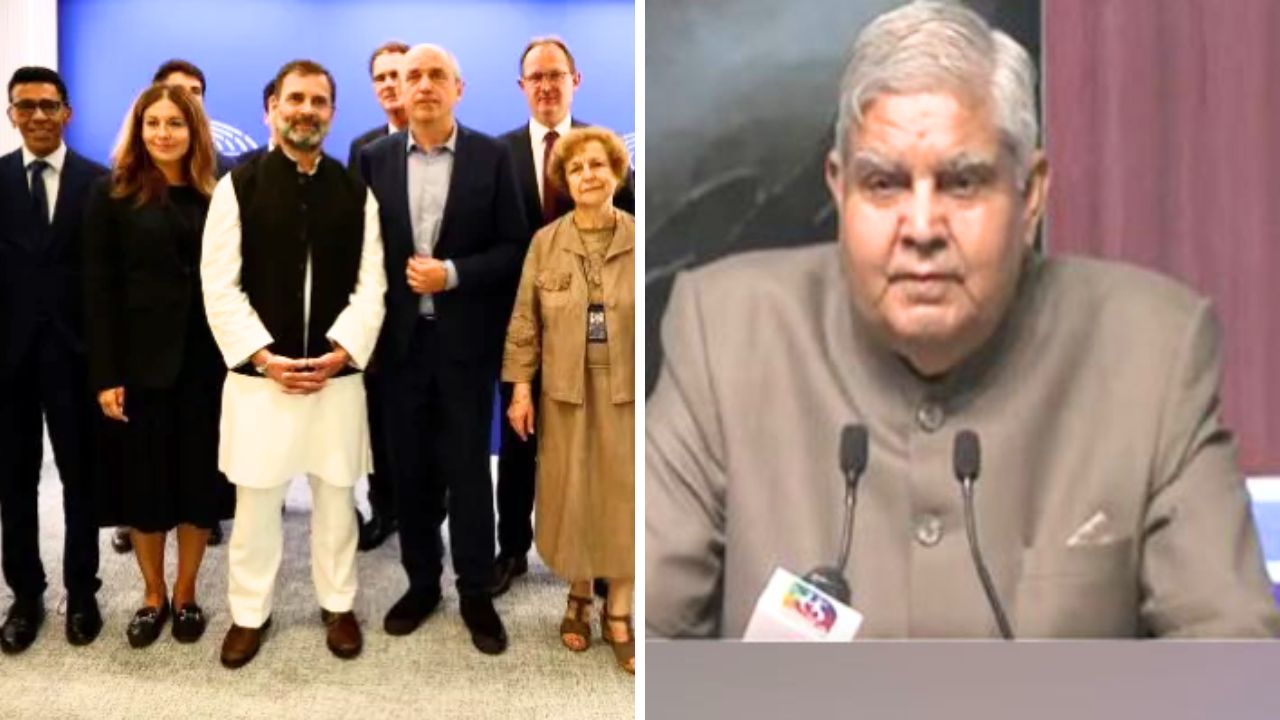 Vice President Jagdeep Dhankhar takes veiled dig at Rahul Gandhi