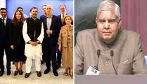 Vice President Jagdeep Dhankhar takes veiled dig at Rahul Gandhi
