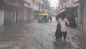 MP: Waterlogging in parts of Indore after heavy rains; helpline number issued