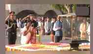 Gandhi Jayanti: President Droupadi Murmu pays homage to Mahatma Gandhi at Rajghat