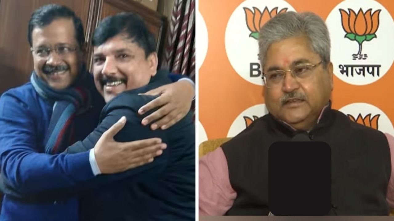 'AAP immersed in corruption' says BJP as ED raids AAP MP Sanjay Singh