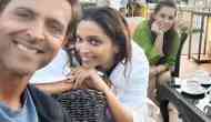 'Fighter' shoot in Italy: Hrithik Roshan, Deepika Padukone pose for selfie