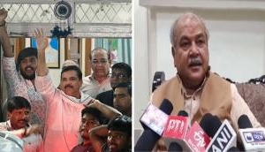 'Law will take its course...' Union Minister Tomar on Sanjay Singh's arrest